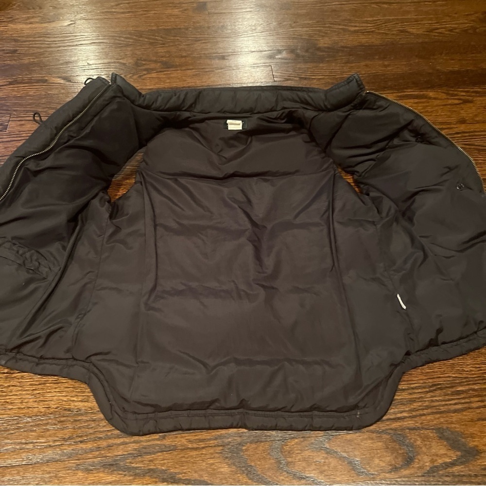 J. Crew Womens Full Zipper Button 80% Down Fill Puffer Vest Small Black Poly - Picture 4 of 7
